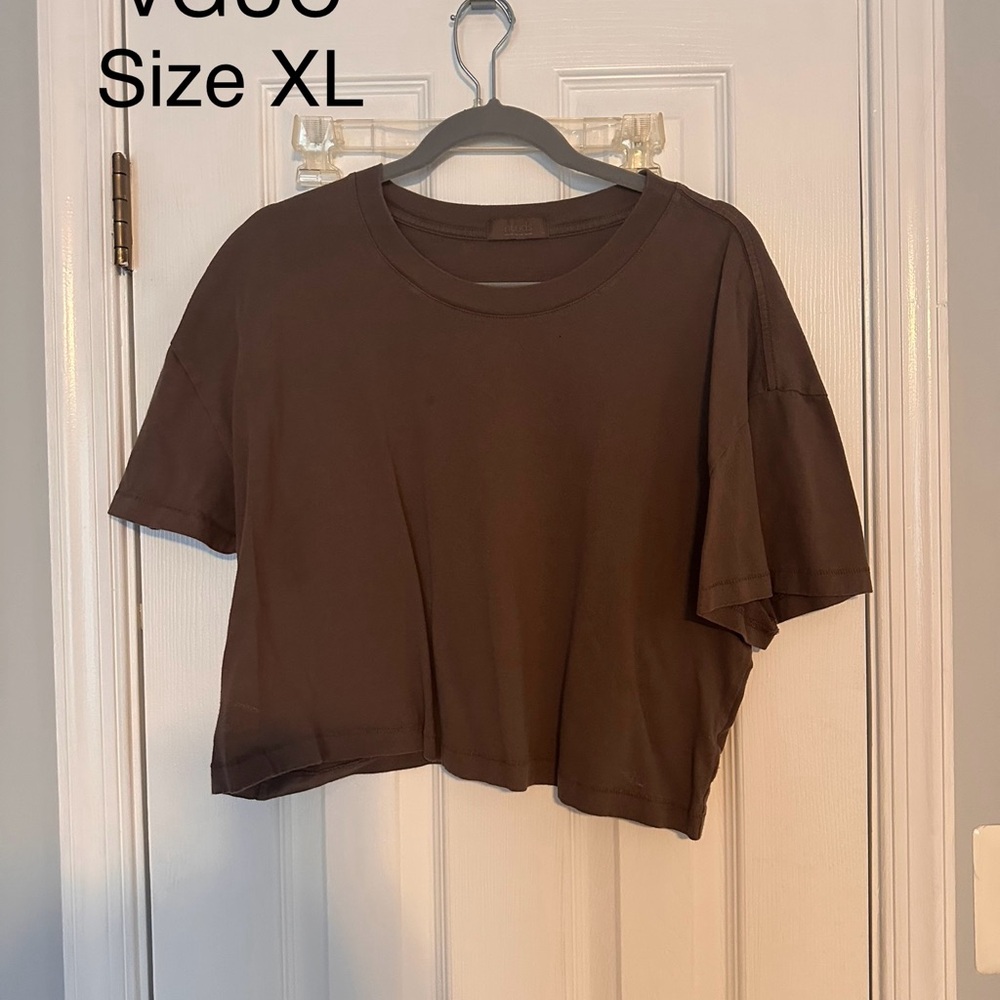 Nuuds cropped everyday tee - mocha